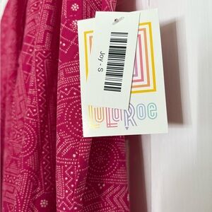 LuLaRoe Fuchsia Geometric sleeveless duster, top